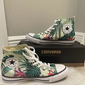 Brand New Converse Floral High Tops